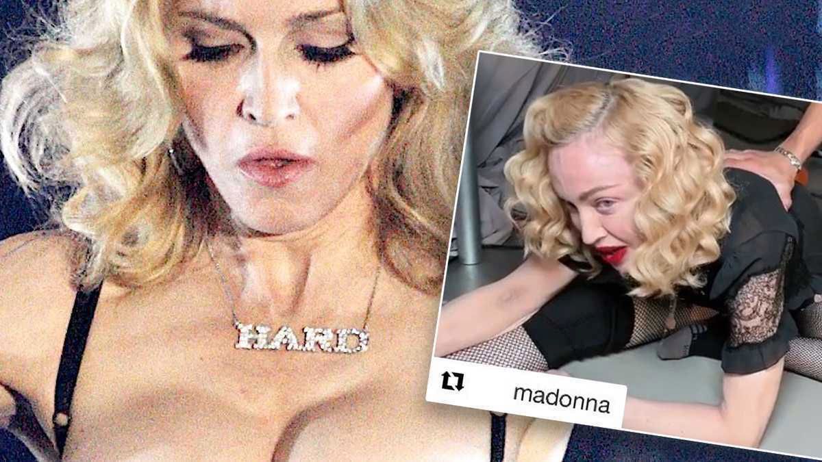 61-letnia Madonna wygina ciało jak akrobatka! Co za widok! Tego nie da się odzobaczyć [WIDEO]