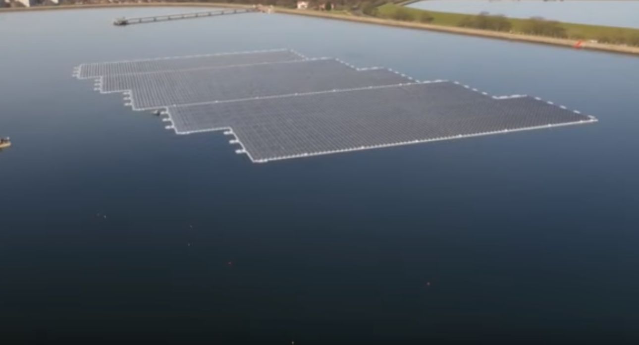To największa pływająca elektrownia słoneczna w Europie