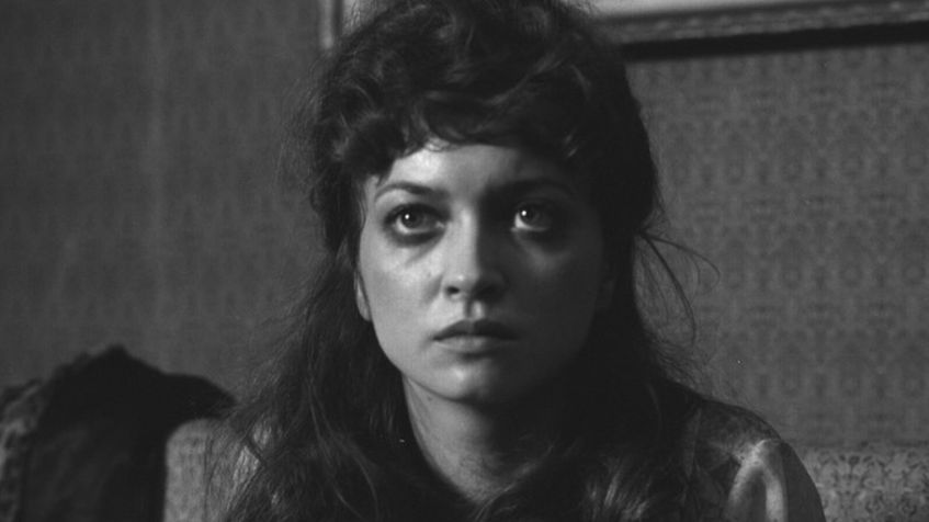 Halina Bednarz w filmie "Pobojowisko", 1984 r.