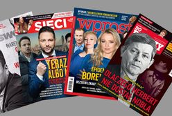 Okładki tygodników. Polityki jest mniej niż zwykle