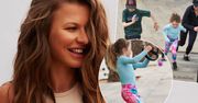 Anna Lewandowska trenuje z 5-letnią Klarą na ulicach Barcelony. Ale jej córka ma kondycję!