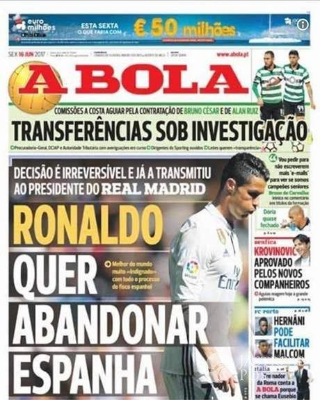 Cristiano Ronaldo odchodzi z Real Madryt?