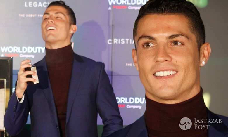 Cristiano Ronaldo promuje swoje pierwsze perfumy "Legacy" (fot. ONS)