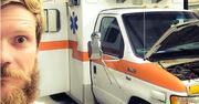 Po zerwaniu z polską aktorką wyruszył w podróż życia. Ambulansem przez Amerykę