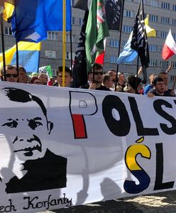 Policja rozwiązała demonstrację narodowców. Funkcjonariusze użyli siły