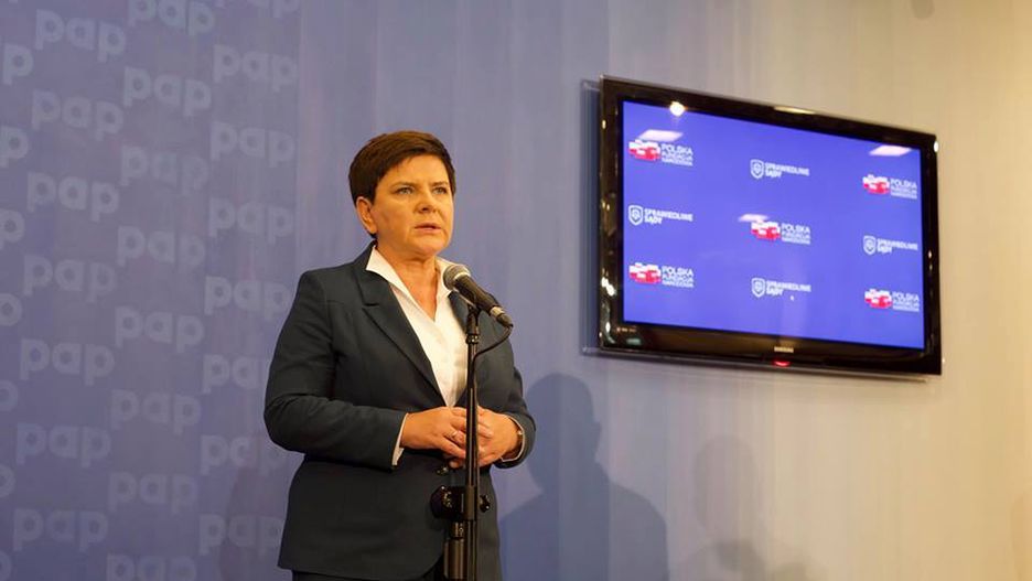 Premier Beata Szydło na inauguracji akcji Polskiej Fundacji Narodowej.
