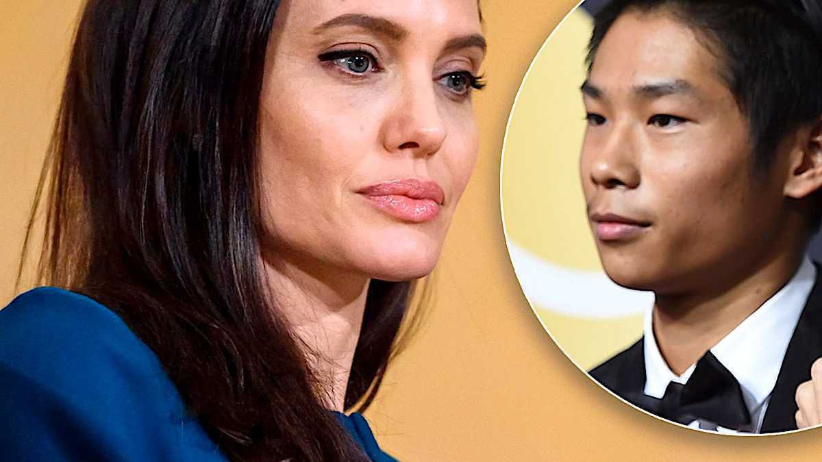 Angelina Jolie prawie rozpłakała się, kiedy zapytali ją o syna. Tak smutnej jej jeszcze nie widzieliśmy [WIDEO]