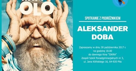 Zapraszamy na spotkanie z Aleksandrem Dobą