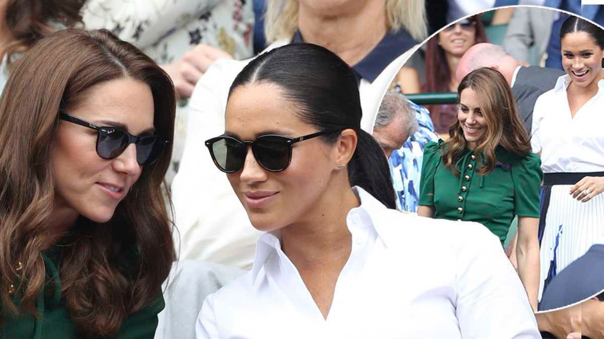 Meghan Markle i księżna Kate razem na Wimbledonie jak najlepsze przyjaciółki! Zdjęcia z prędkością światła obiegają sieć!