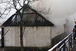 Pożar stodoły w Dańcu