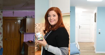 "Nasz nowy dom": Zobaczcie, jak ekipa budowlana wyremontowała dom pana Ireneusza, który samotnie wychowuje nieuleczalnie chorego syna. Robi wrażenie? (ZDJĘCIA)