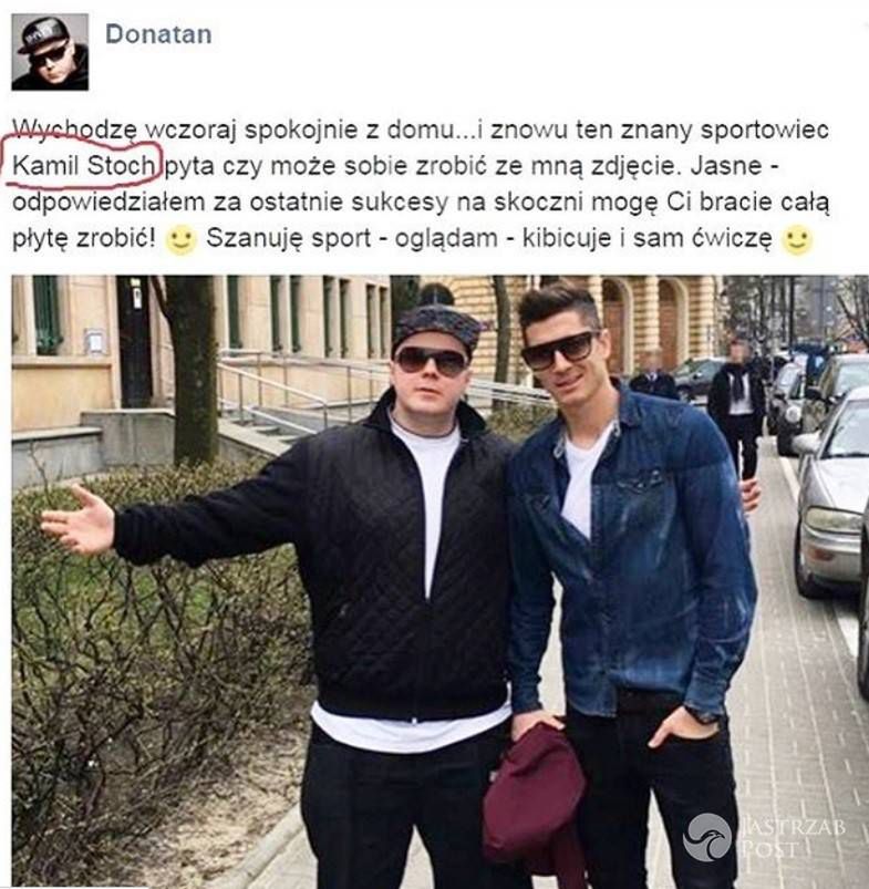 Donatan żartuje z Roberta Lewandowskiego?