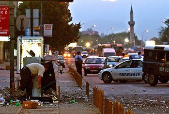 Bomby w stolicy Macedonii