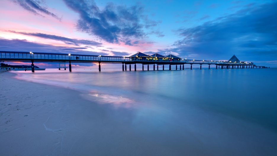 W Ahlbeck na wyspie Uznam znajduje się XIX-wieczne zabytkowe molo