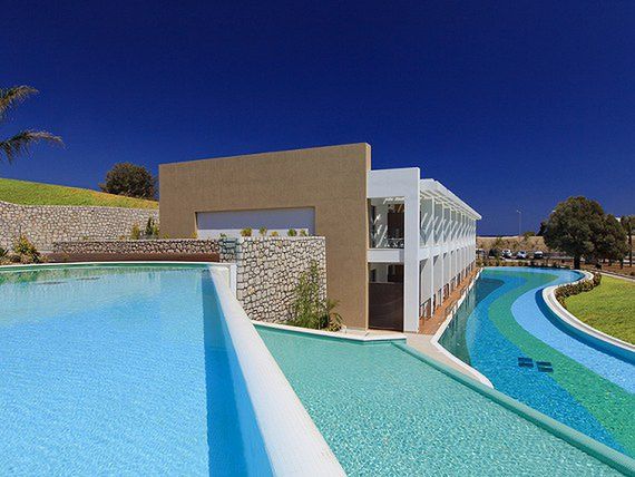 Baseny w hotelu Princess Andriana na Rodos w Grecji 