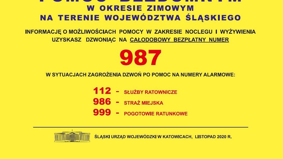 Rusza infolinia dla bezdomnych