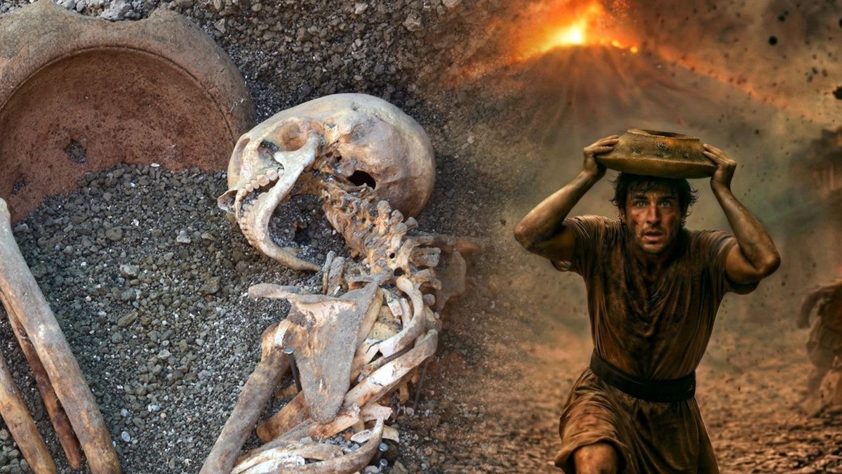 AI odtworzyła ucieczkę z Pompejów po wybuchu Wezuwiusza