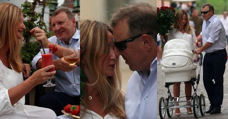 Joanna i Jacek Kurscy świętują ROCZNICĘ ŚLUBU: wizyta w sanktuarium, karmienie się owocami i POCAŁUNKI (ZDJĘCIA)