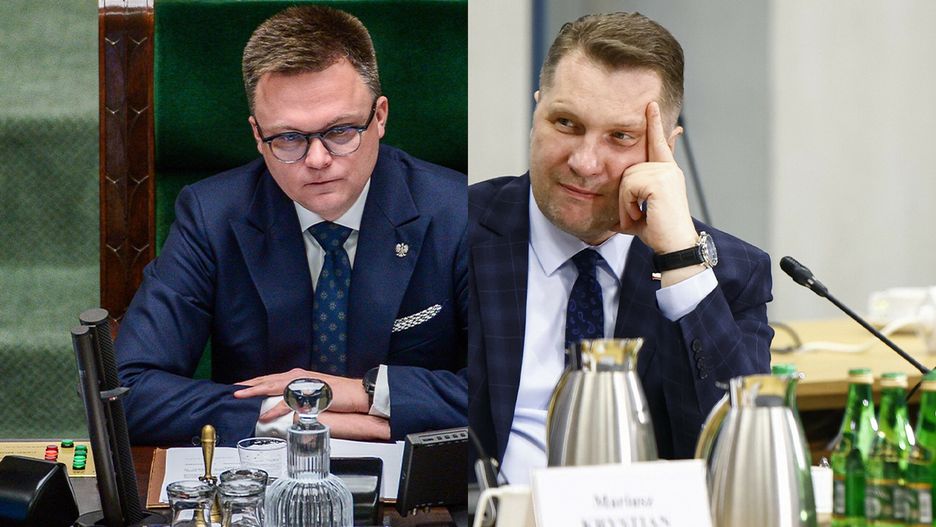 Szymon Hołownia i Przemysław Czarnek 