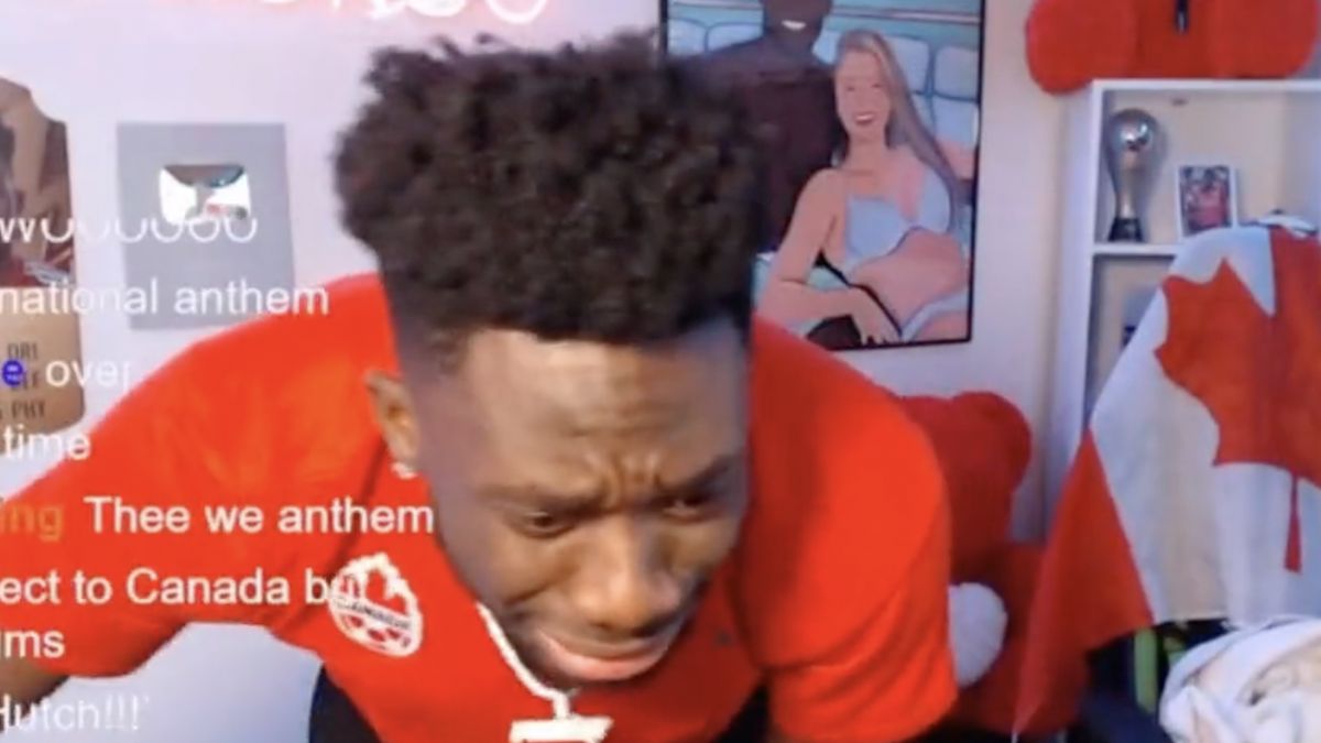 Alphonso Davies po meczu 