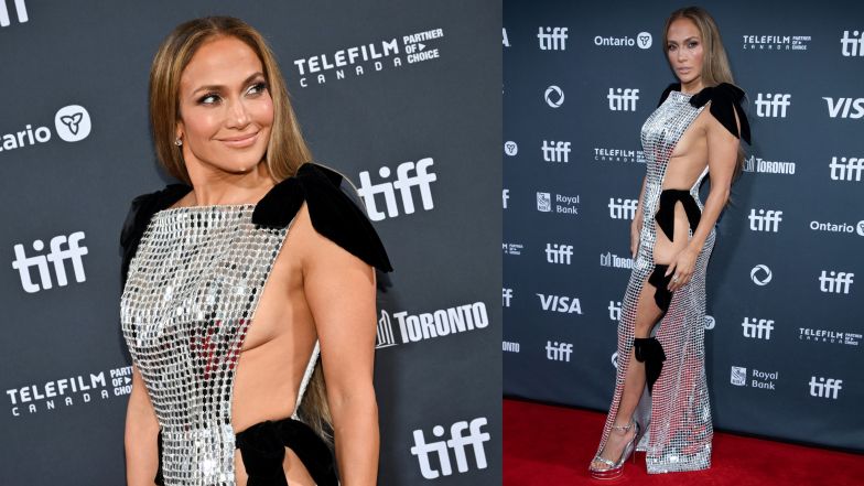 Jennifer Lopez zachwyca w srebrnej kreacji 
