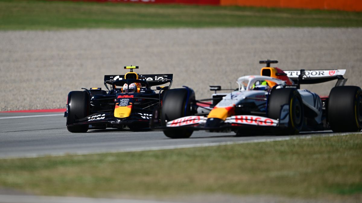 Yuki Tsunoda of Red Bull Racing runs during free practice of the Spanish GP, the 9th round of the Formula 1 World Championship, at Circuit de Catalunya in Montmelo, Catalunya, Spain, on May 30, 2025. (Photo by Andrea Diodato/NurPhoto via Getty Images)