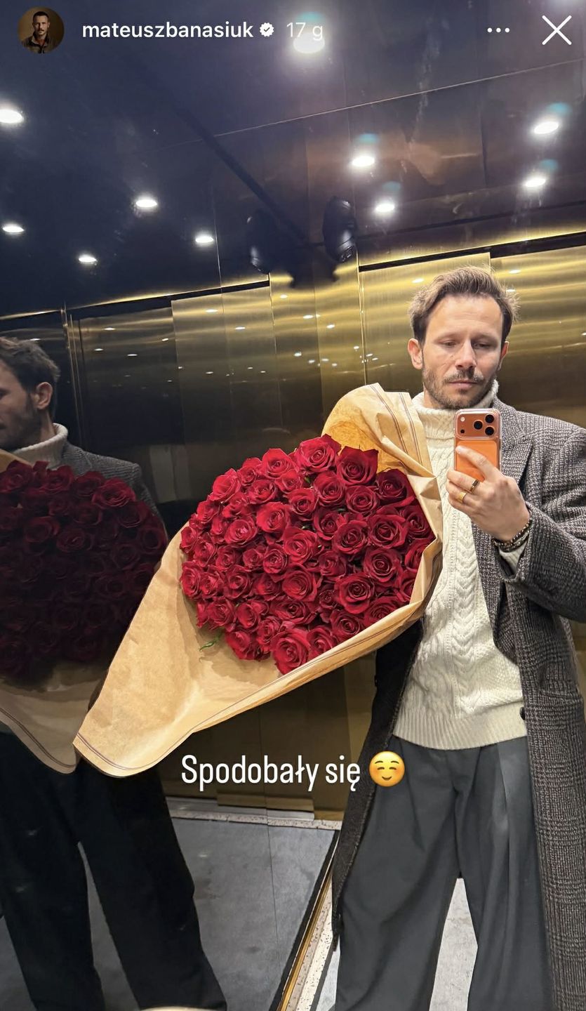 Banasiuk składa Boczarskiej życzenia