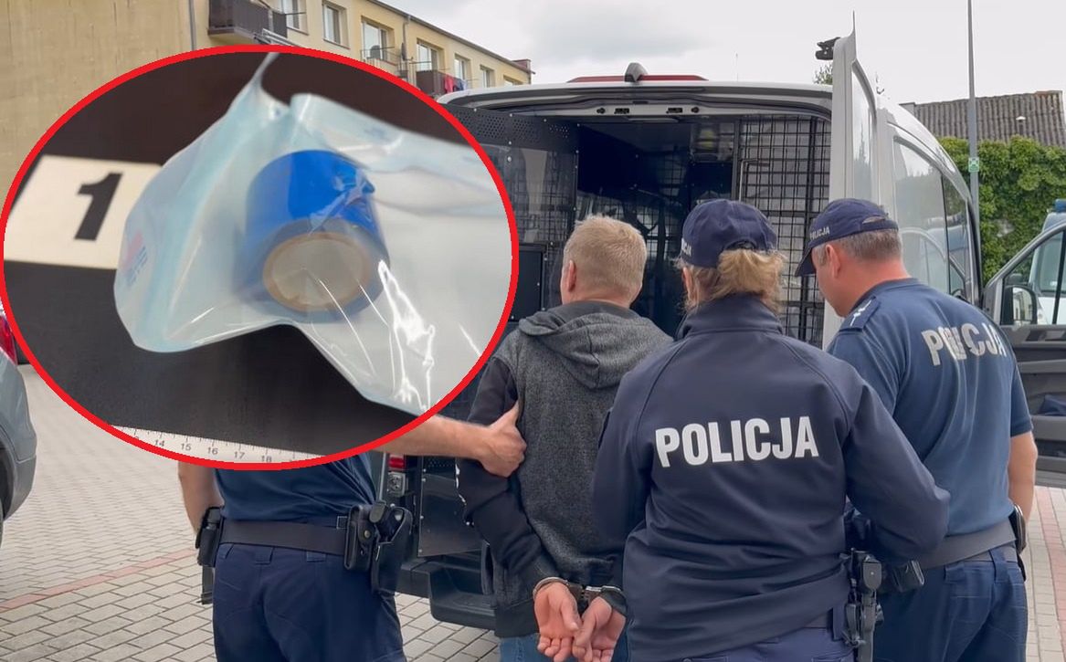 Bytów: Dramat przed domem. Mąż próbował udusić żonę taśmą