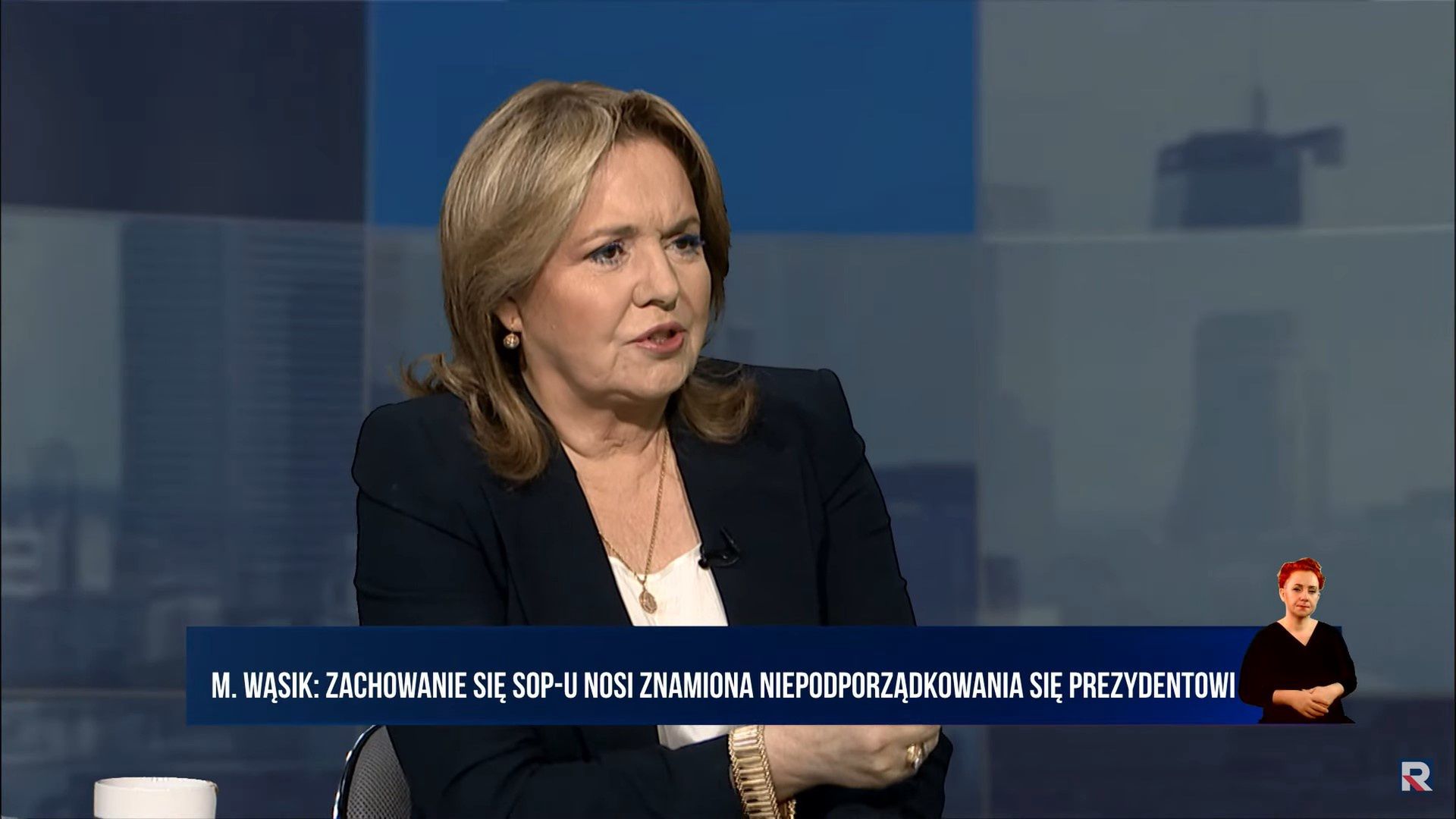 Kadr z serwisu informacyjnego "Dzisiaj"