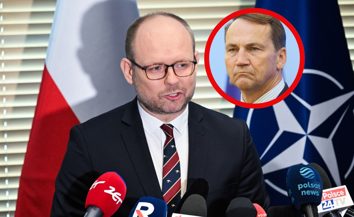 Przydacz tuż przed wylotem Nawrockiego do USA. Uderzył w Sikorskiego