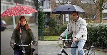 Parasol dla rowerzystów