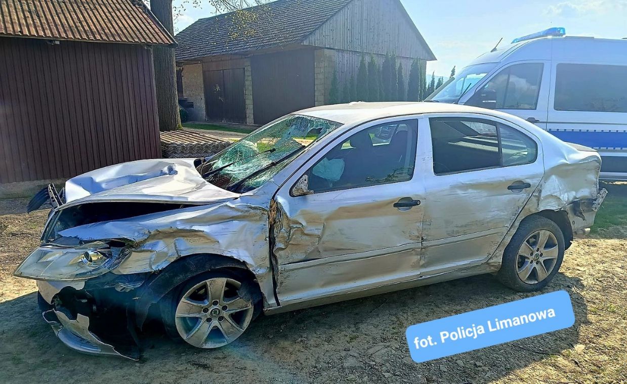 Koszmarny wypadek pod Limanową. Nie żyje 10-latek