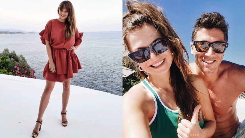 Anna i Robert Lewandowscy na wakacjach