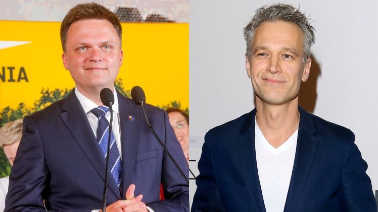 Michał Żebrowski komentuje poczynania Szymona Hołowni 