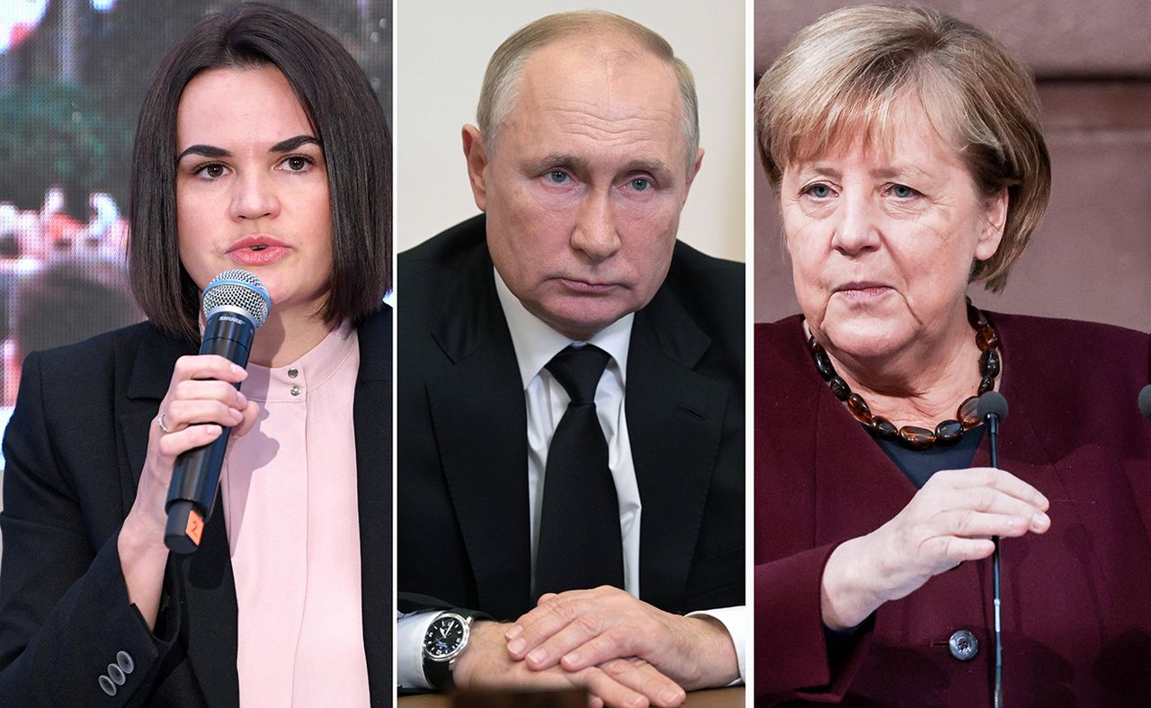 "Warunek Putina". Białorusini w gorzkich słowach o telefonie Merkel do Łukaszenki