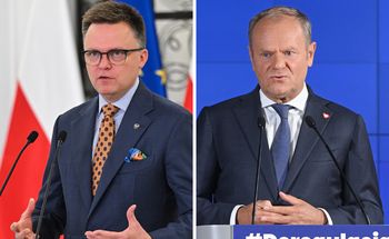 Tajne spotkanie "na okręcie". Hołownia wypomina ruch Tuska