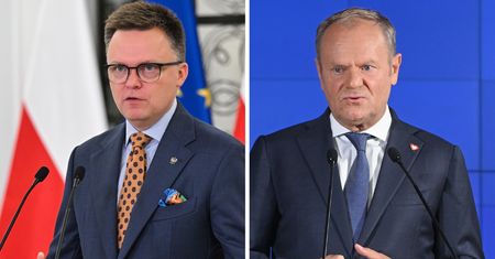 Hołownia wskazuje na Tuska. Przypomina o tajnym spotkaniu z Dudą