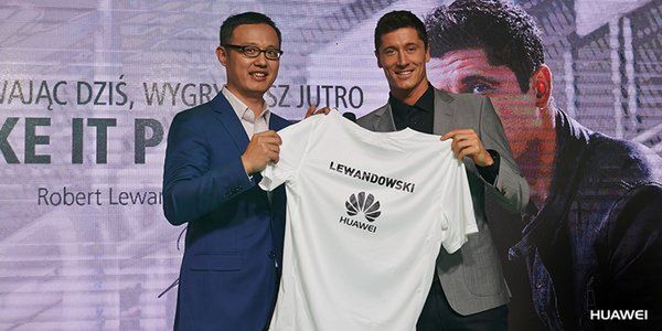 Robert Lewandowski został ambasadorem Huaweia