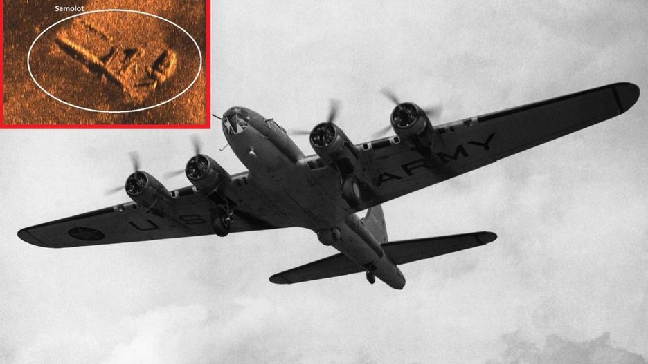 Bombowiec B-17 i wrak odkryty przez polskich naukowców 