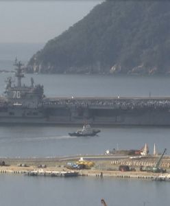 Nuklearny niszczyciel z USA u wybrzeży Korei Południowej. Jest nagranie