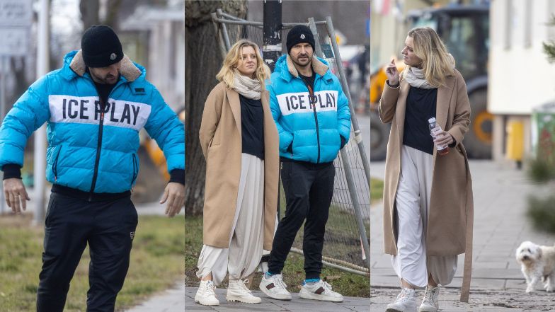 Piotr Stramowski i jego partnerka "przyłapani" na mieście