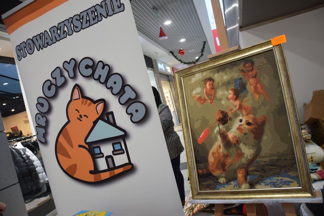 Zimowy kiermasz charytatywny Stowarzyszenia Mruczychata 2025