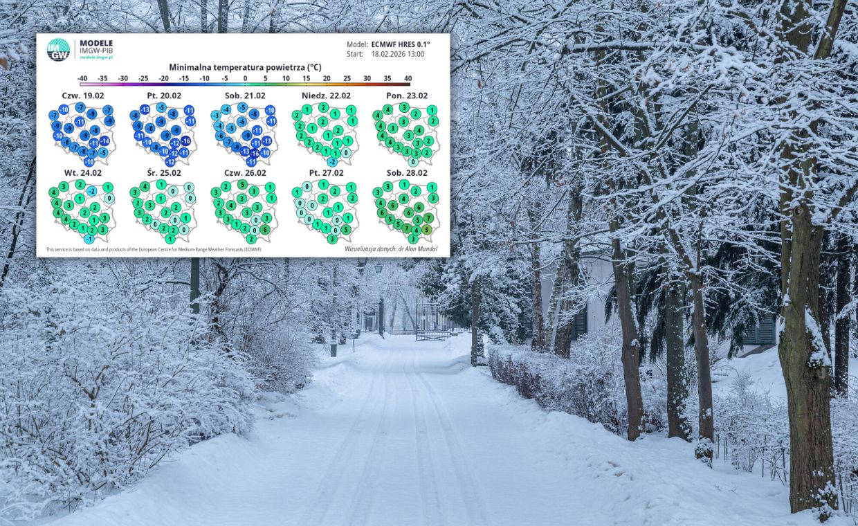 Do Polski wraca arktyczny mróz. Zobacz prognozę na 10 dni