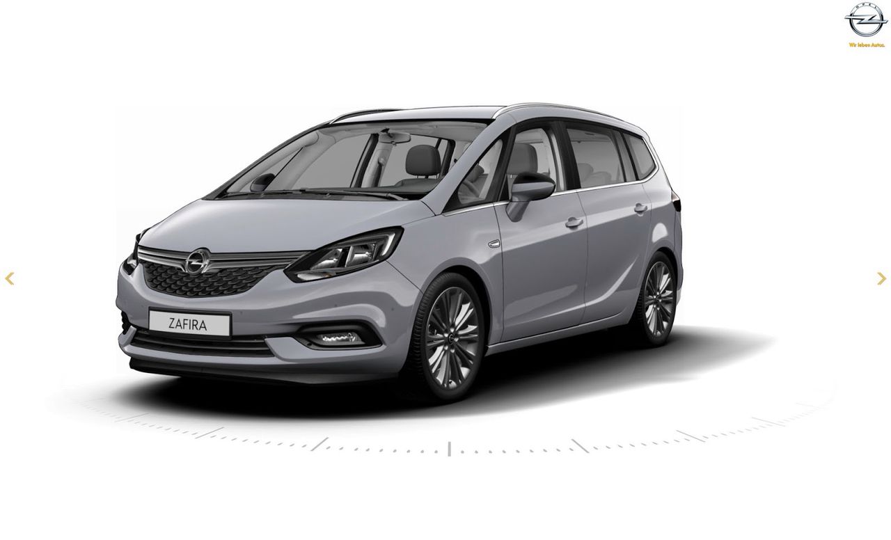 Opel Zafira Tourer po liftingu (2017) - zdjęcia szpiegowskie