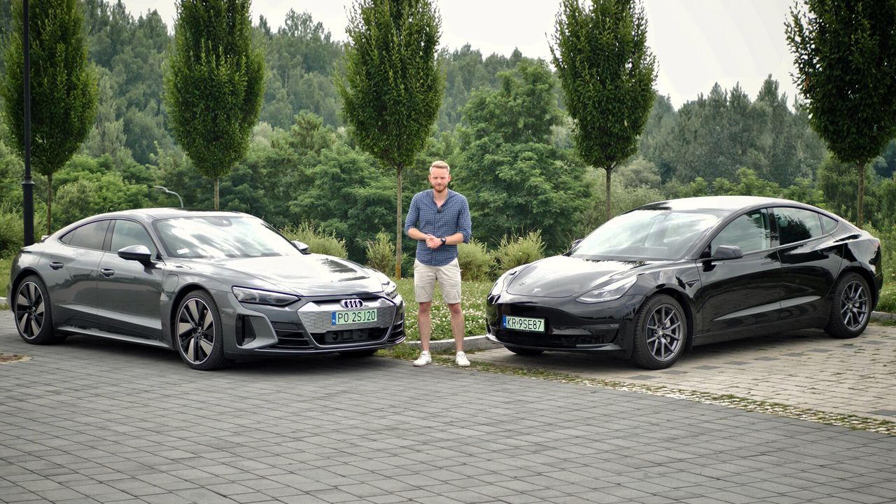 Test: Audi e-tron GT vs Tesla Model 3 - jedna główna różnica