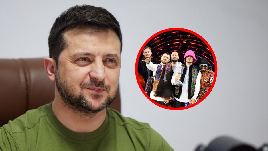 Wołodymyr Zełenski pogratulował zwycięskiemu zespołowi Kalush Orchestra z Ukrainy