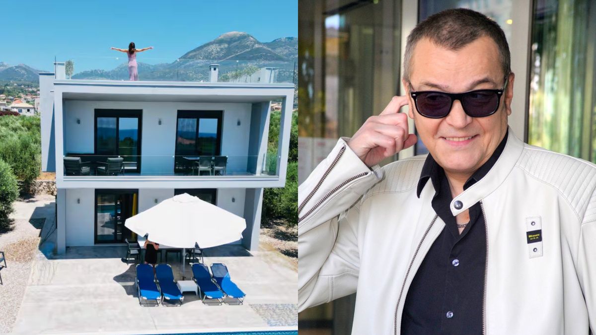 Robert Gawliński, jego dom w Grecji