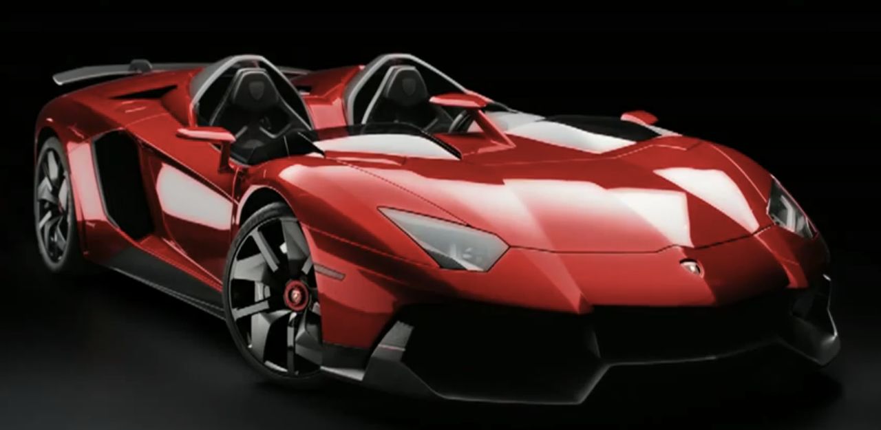 Lamborghini Aventador J Speedster na wideo promocyjnym