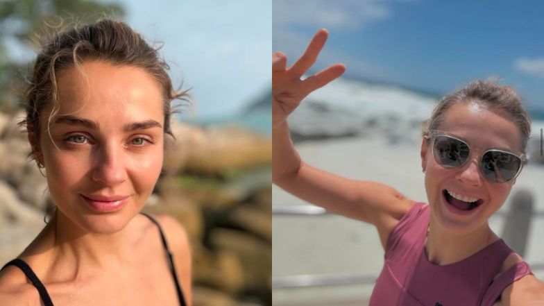 Naturalna Małgorzata Socha podczas biegania 