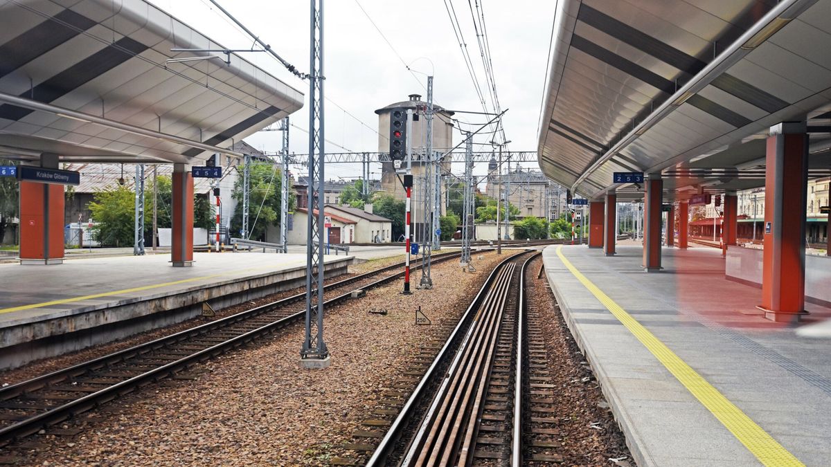 Inwestycje kolejowe na trasie E - 30 w Krakowie
23.09.2021 Krakow. Prezentacja dziennikarska na inwestycjach kolejowych w ciagu budowanej trasy E - 30 Krakow Glowny - Zablocie - Podgorze - Bonarka  N/z Dworzec Krakow Glowny  Fot. M.Lasyk/REPORTER
Marek Lasyk/REPORTER